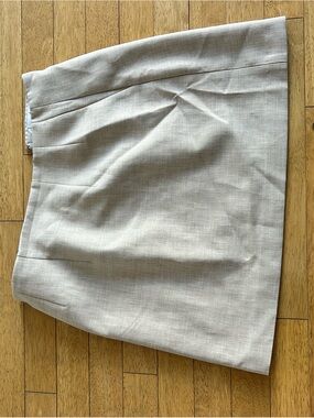 Babaton Beige Mini Skirt